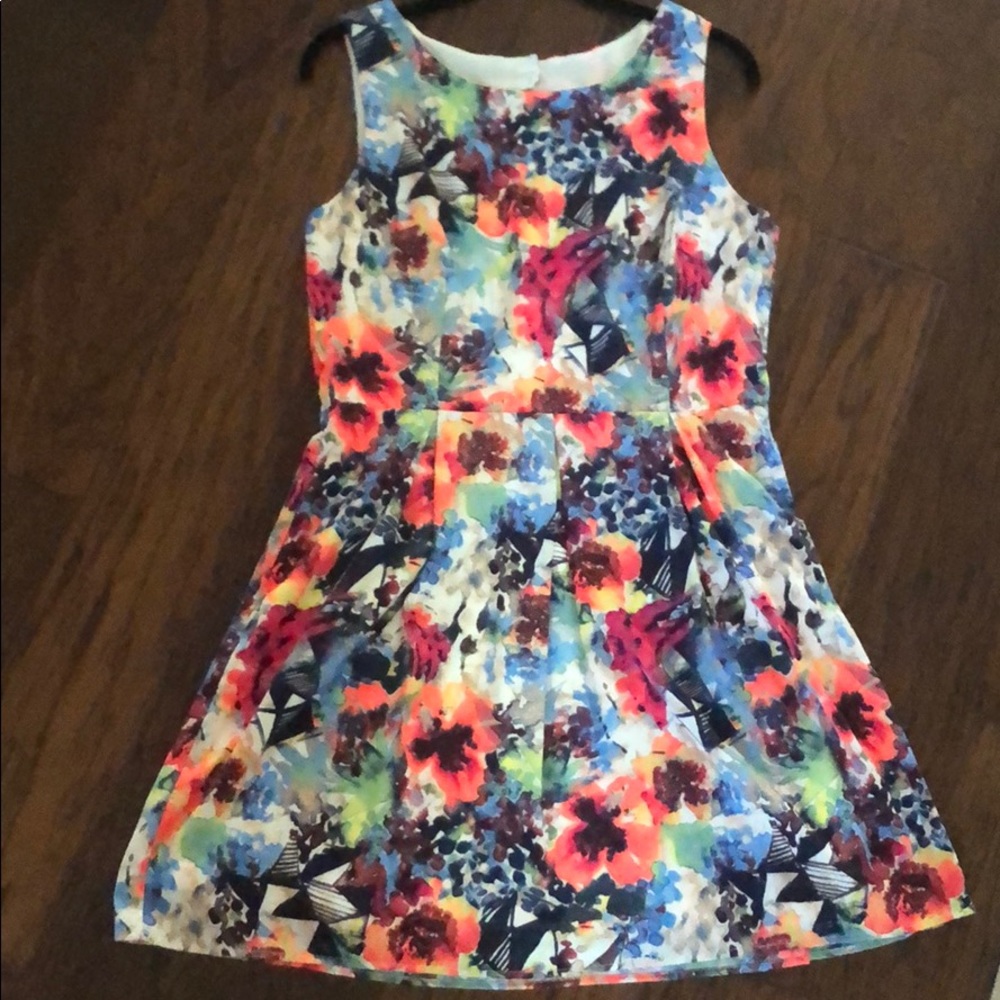 Floral print dress